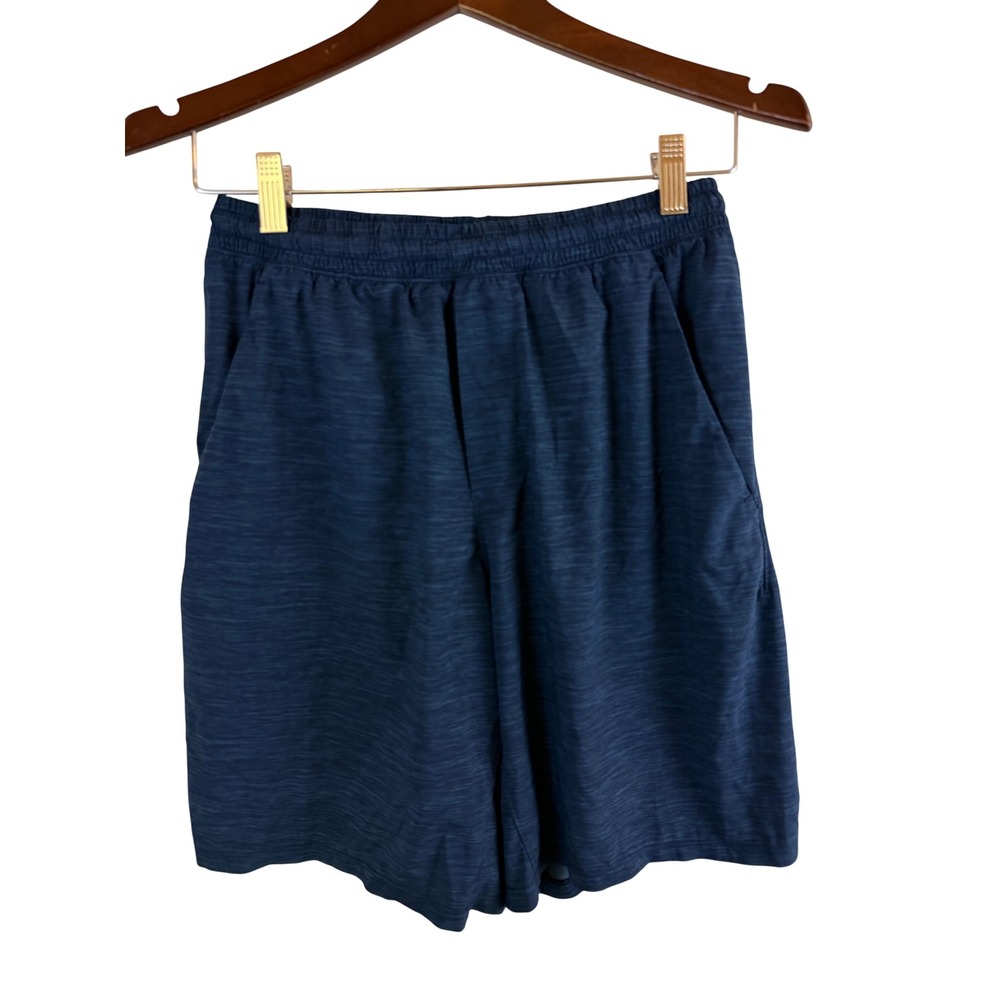 Lululemon Pace Breaker Shorts Men Medium Heathered Blue Athletic Gym